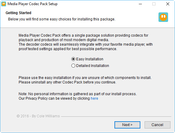 Windows 8.1 Media Player Codec